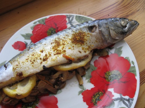 Запеченная скумбрия