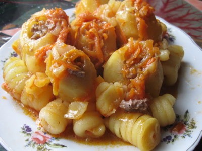 Фаршированный картофель