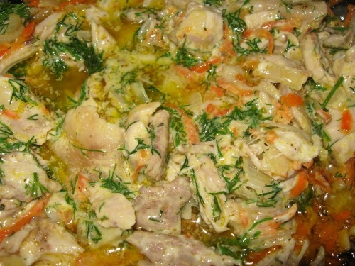 Подливка из курицы