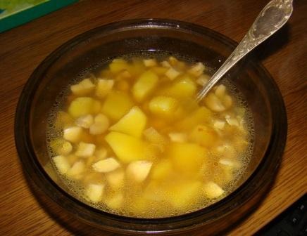 Суп с фасолью и грибами