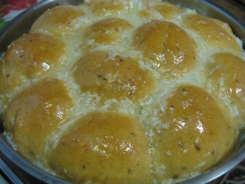Пампушки с чесноком