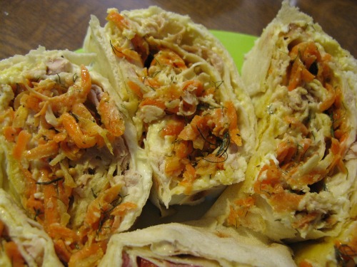 Закусочний рулет з куркою