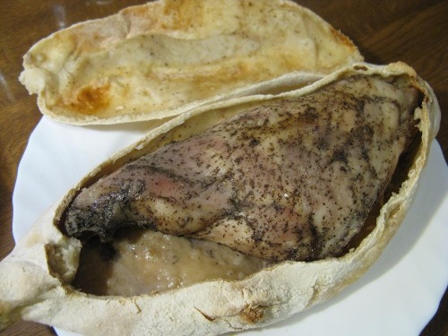 Мясо запечене в тісті
