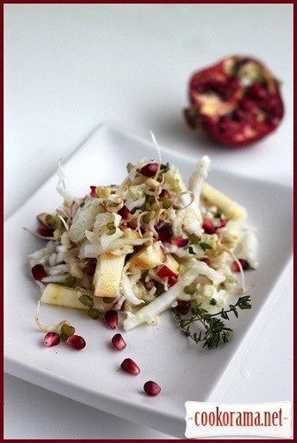 Салат с пророщенным мунгом (машем)