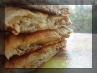 Китайські листкові м'ясні коржі Rou bing