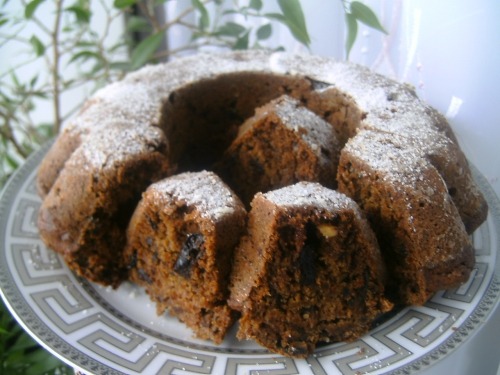 Кекс з чорносливом і горіхами (пісний)