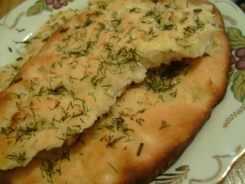 Фокачча з кропом і сіллю