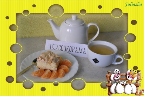 Кокосовий сирник з ананасами