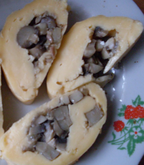 Сыр с шампиньонами