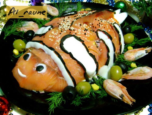 Салат с морепродуктами "В гостях у Немо":)