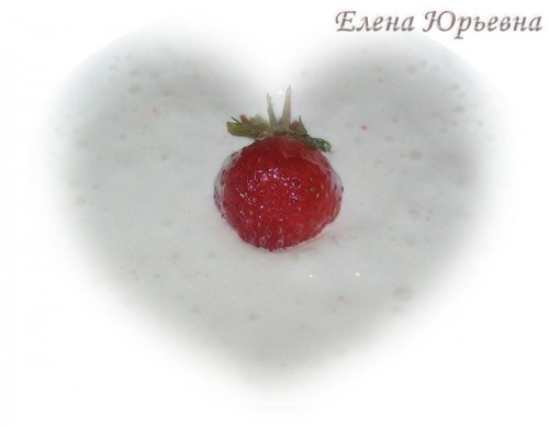 Сырный десерт с фруктами