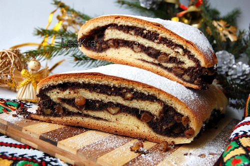 Різдвяний маковий завиванець