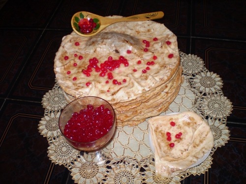 Торт "Блины с икрой"