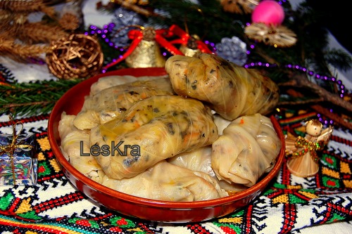 Голубці з рисом і грибами