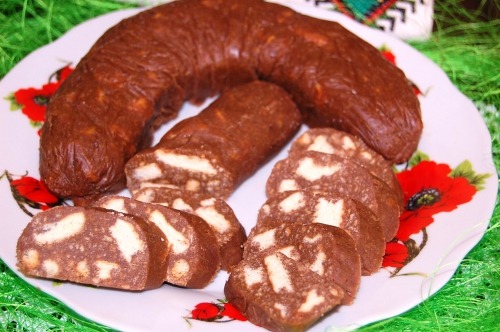 Шоколадная колбаса