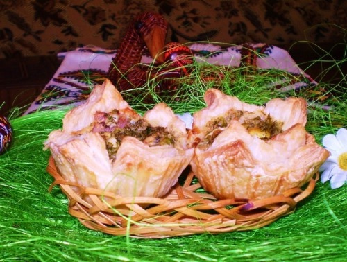 Кошички з Великодньою начинкою