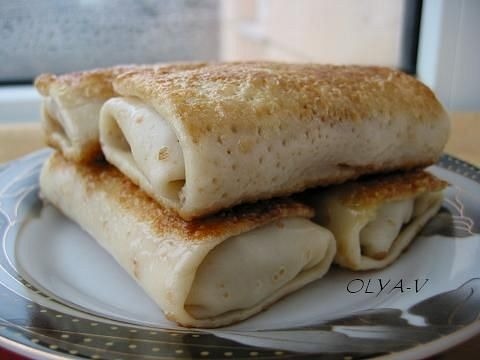 Млинці з м'ясом та рисом