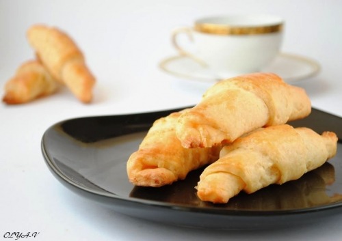 Сырные рогалики