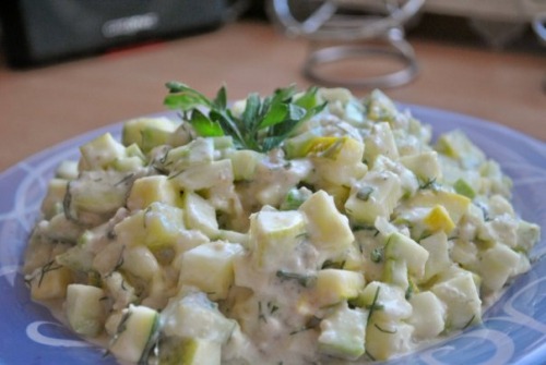 Салат из кабачков