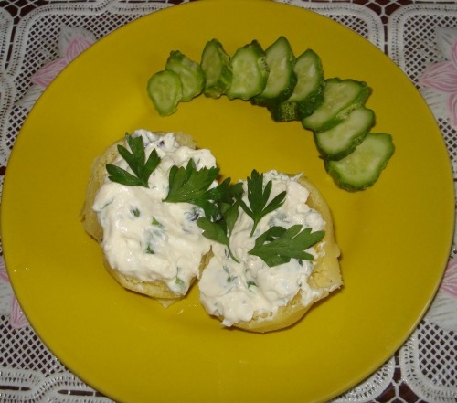 Творожная картошка