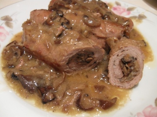 Крученики з грибами