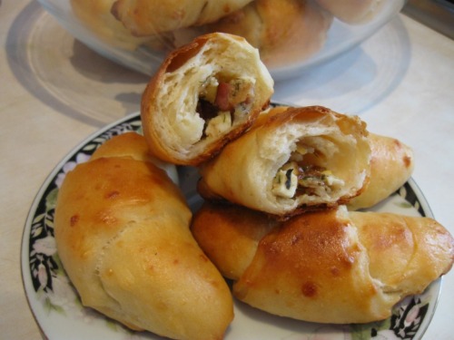 Рогалики на брынзе