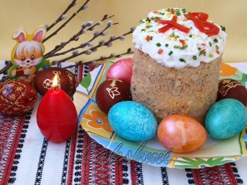 Салат "Пасхальный кулич"