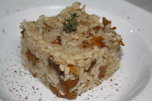 Рис з лисичками (Arroz con setas)