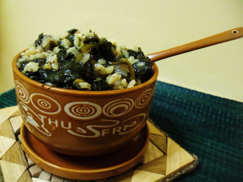 СПАНАКОРИЗО (шпинат с рисом)