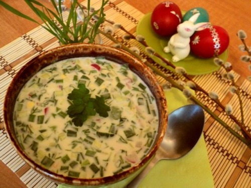 Окрошка на кефире