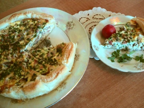 Пирог с начинкой из фазана по-охотничьи