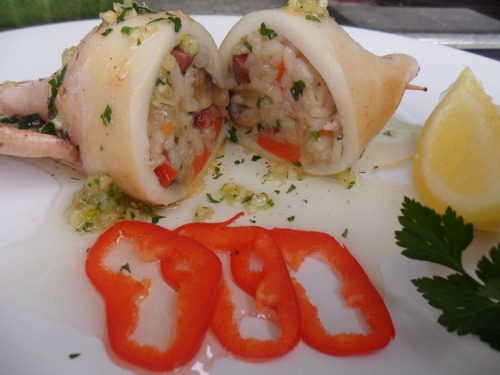 Фарширований кальмар