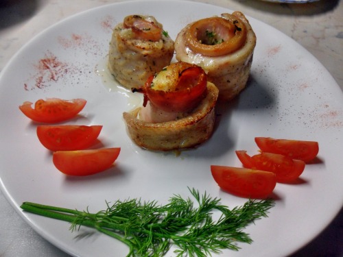 Роллы из морского языка