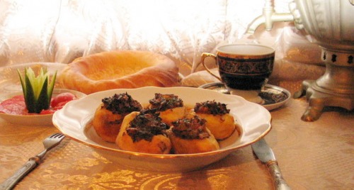 Картошка фаршированная