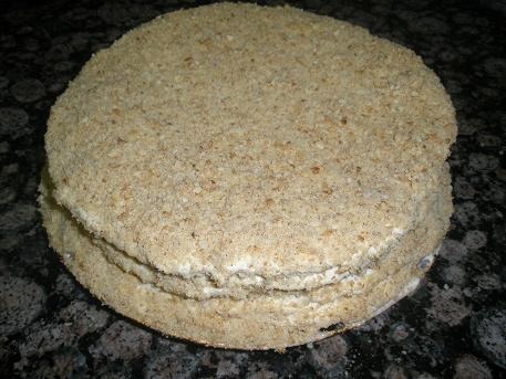 Торт медовый со сгущёнкой