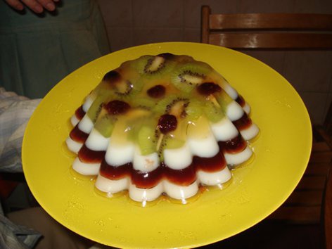 Желейный тортик из агар-агара