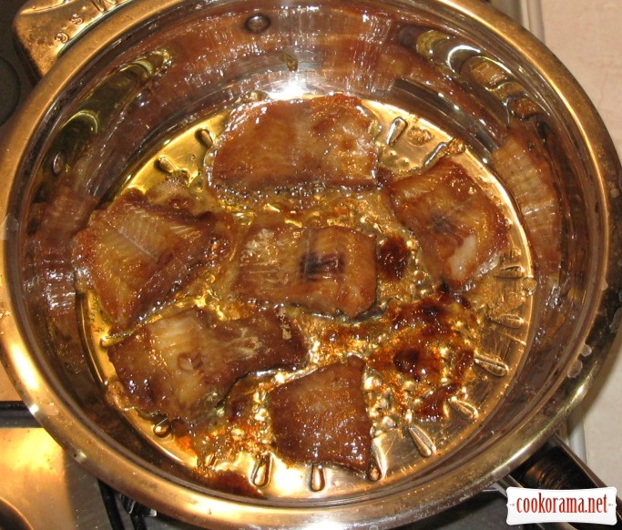 Mintay in soy-honey sauce