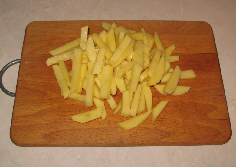 Семга запеченная с картофелем