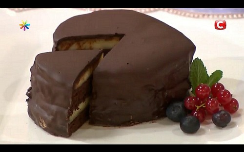 Шоколадний десерт «Захер Панна-котта» від Оксани Мансировой