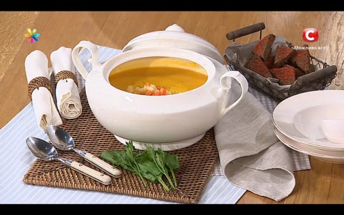 Пикантный суп-пюре с морковью от Ирины Стребковой