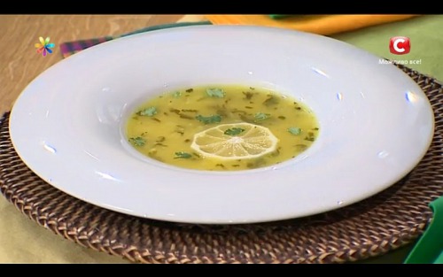 Диетический лимонный суп от тренера Аниты Луценко