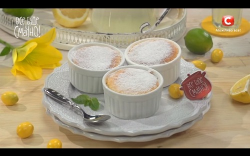 Десерт «Лимонное облачко» от Самвела Адамяна