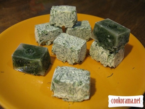 Зелені кубики або готуй сани літом :)