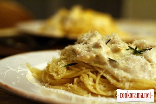 Pasta with bechamel