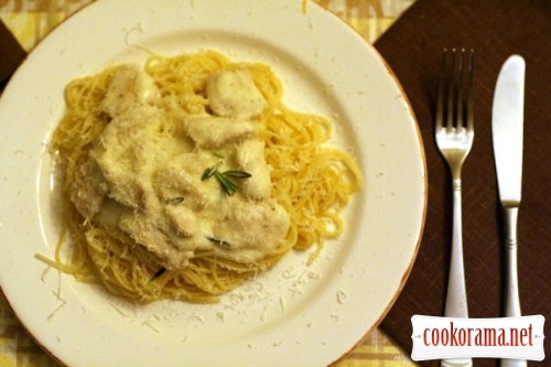 Pasta with béchamel