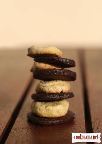 Chocolate orange cookies with avocado