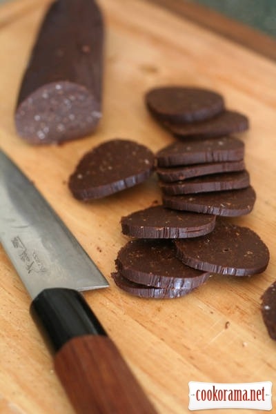 Cookies with chocolate,orange and avokado