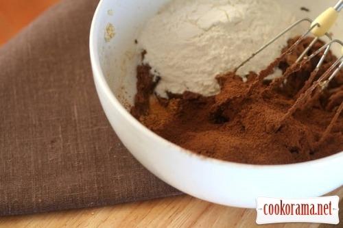 Cookies with chocolate,orange and avokado