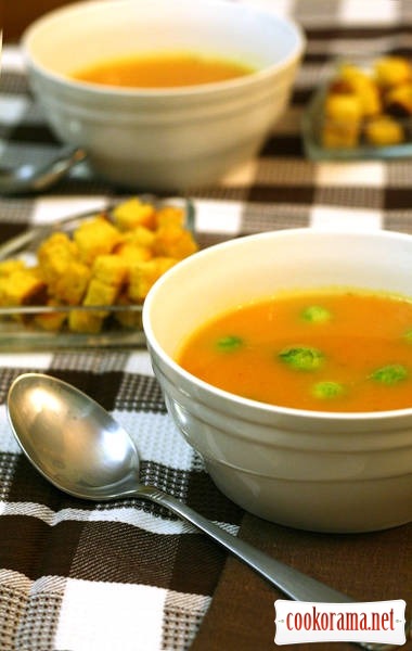 Pumpkin-ginger soup