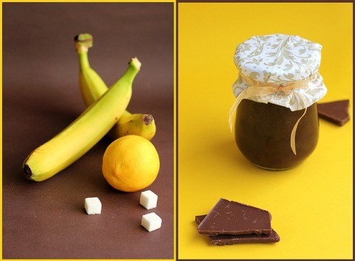 Бананово-шоколадный джем